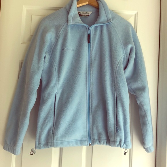 columbia light blue jacket